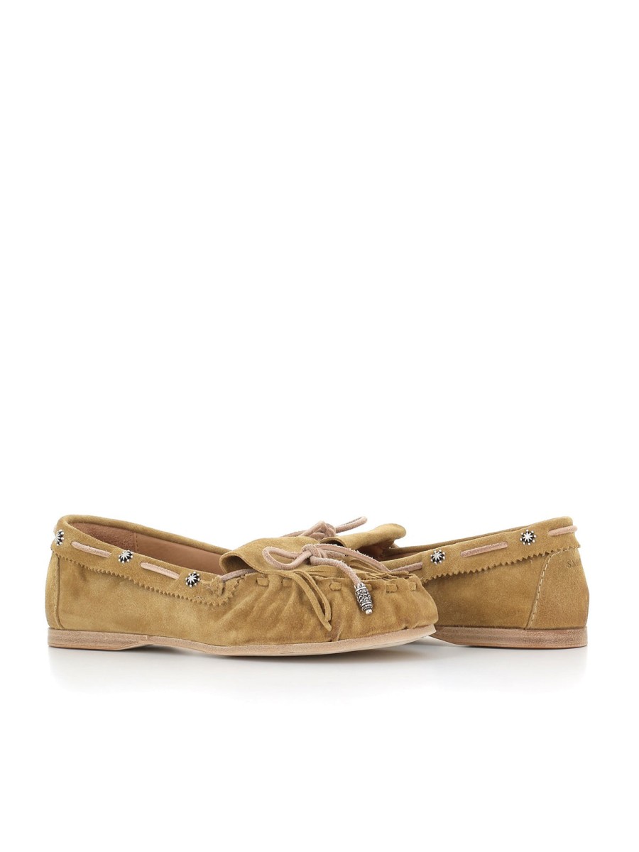 Woman tailor | Sartore Moccasin Sr4336 Beige Woman