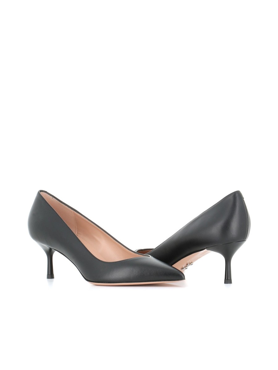 Woman Sergio Levanti | Sergio Levantesi Black Chenil Women'S Pumps