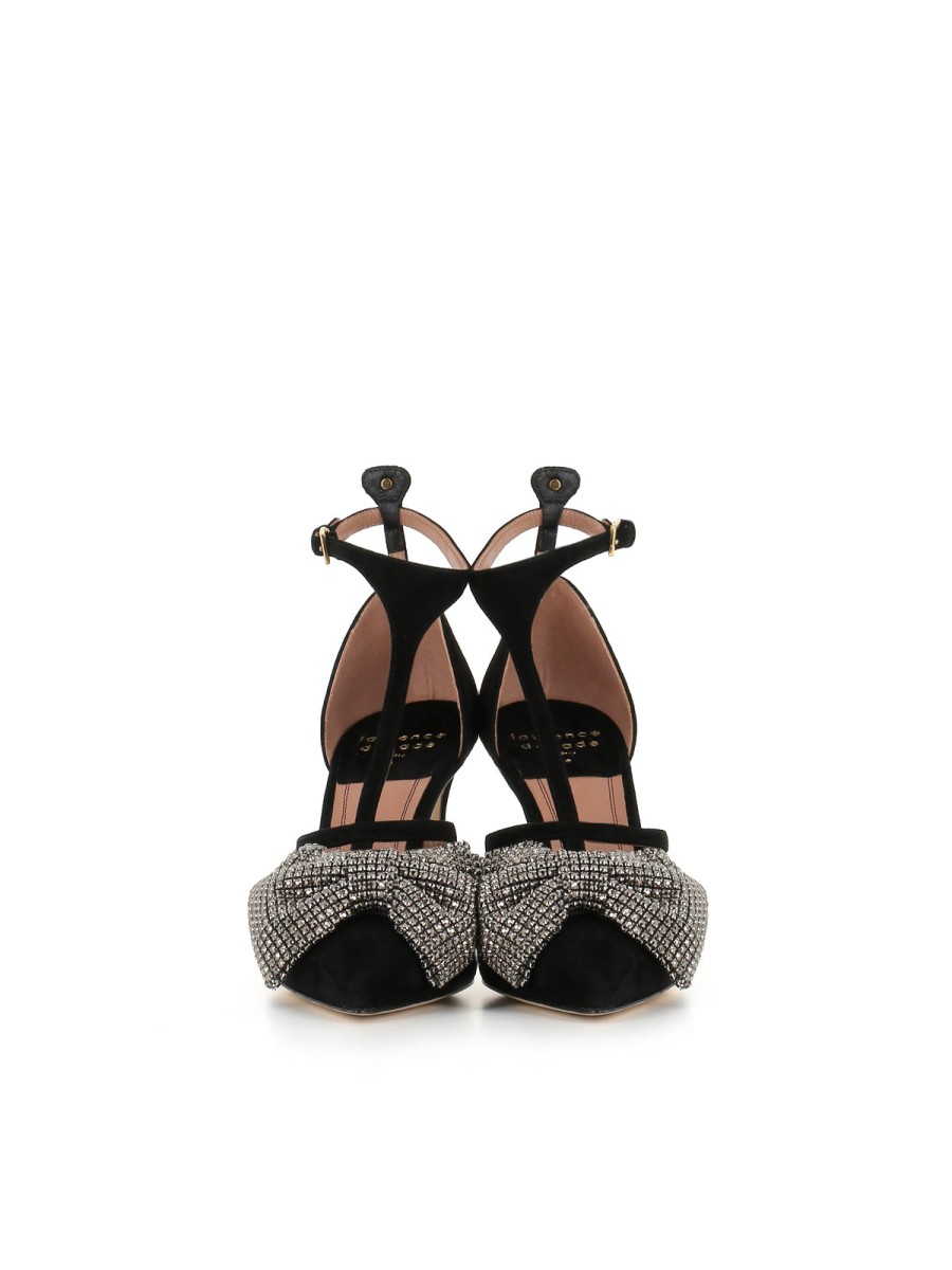 Woman Laurence Dacade | Laurence Dacade Decollete Faye Bow Nero Women Black/Silver