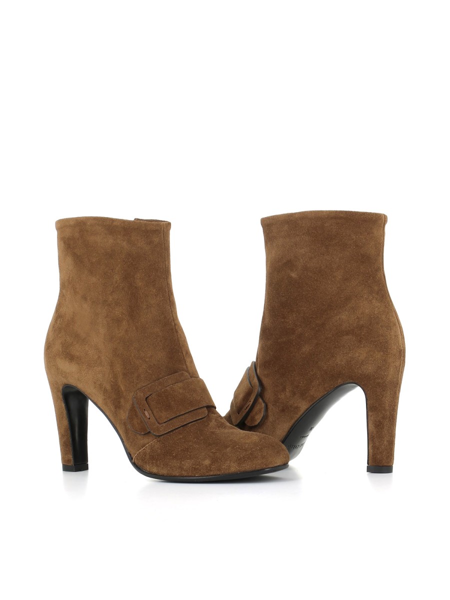 Woman of Carlo | Del Carlo Ankle Boot 11626 Brown Women'S Cigar