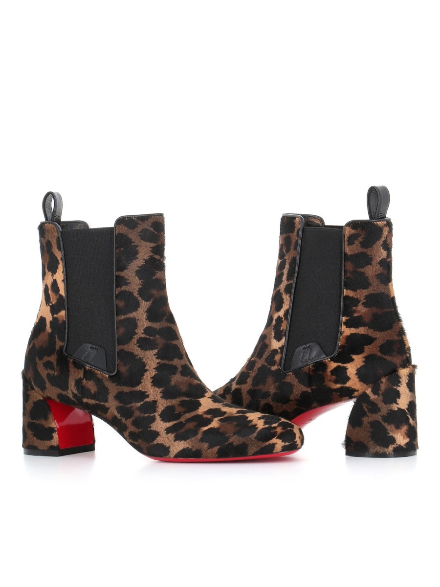 Woman christian louboutin | Christian Louboutin Chelsea Turelastic 55 Pattern Women'S Spotted