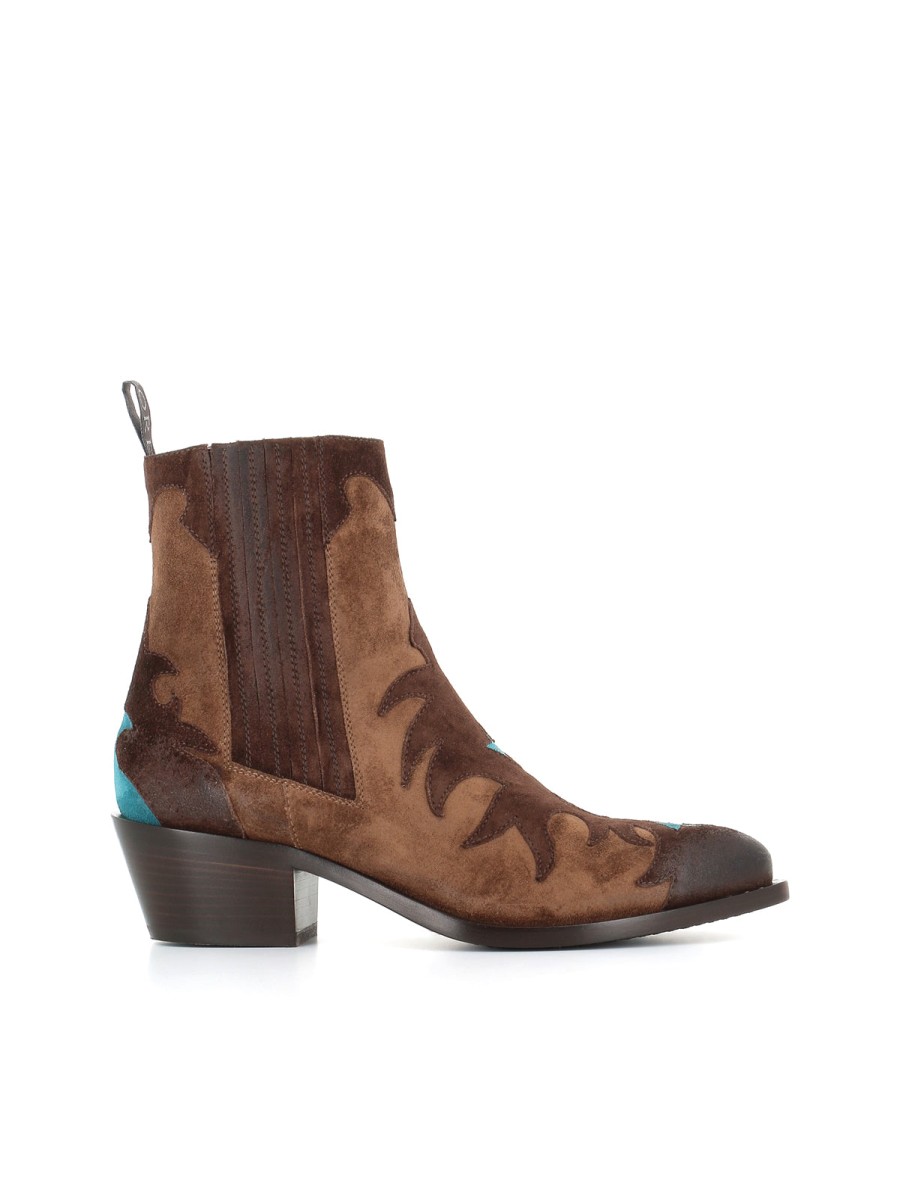 Woman tailor | Sartore Texano Sr3645T9 Brown Woman Brown/Light Blue