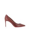 Woman christian louboutin | Christian Louboutin Decollete Kate 85 Brown Women