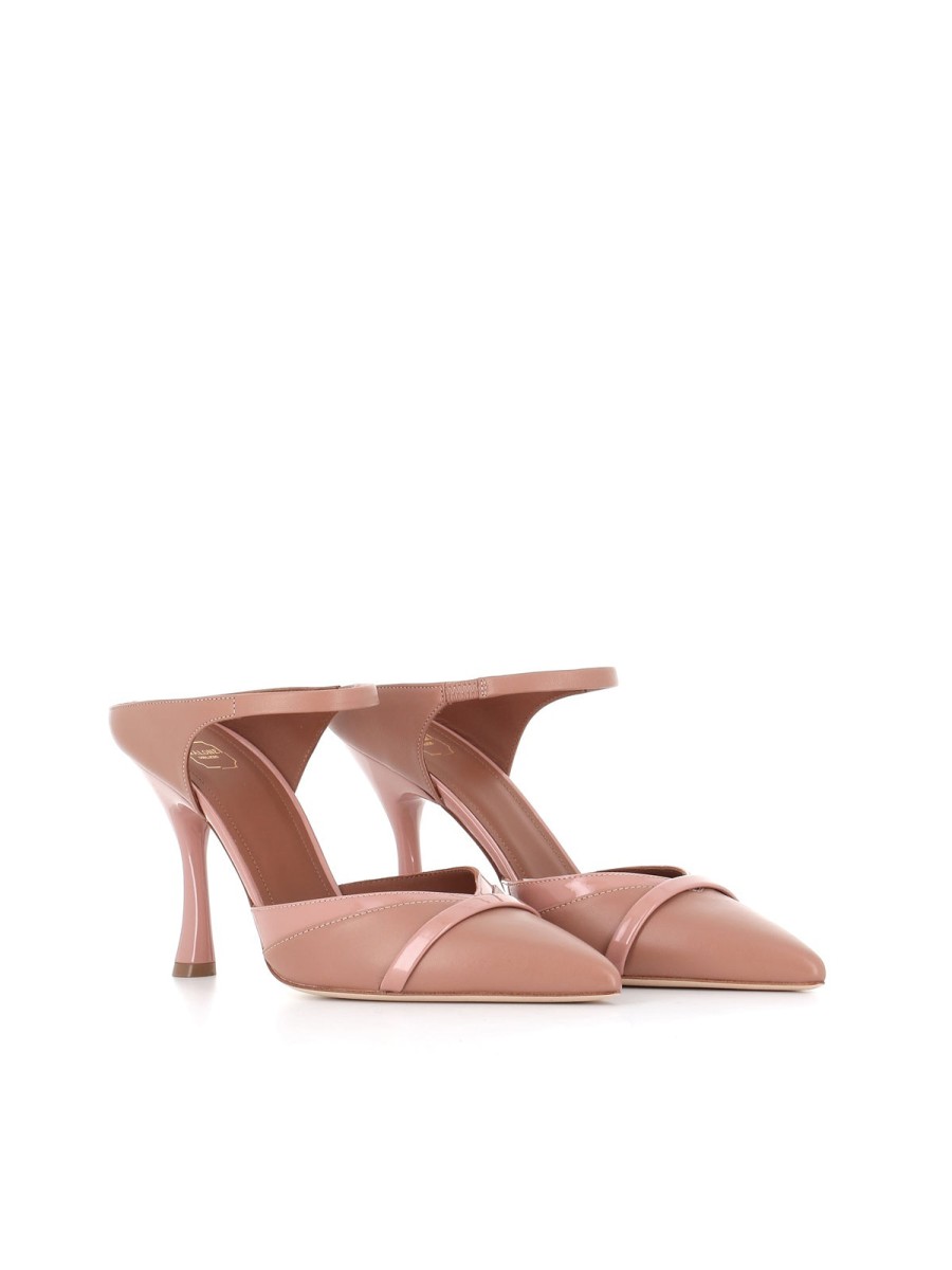 Woman malone souliers | Malone Souliers Sabot Jil 90-2 Pink Woman Nude