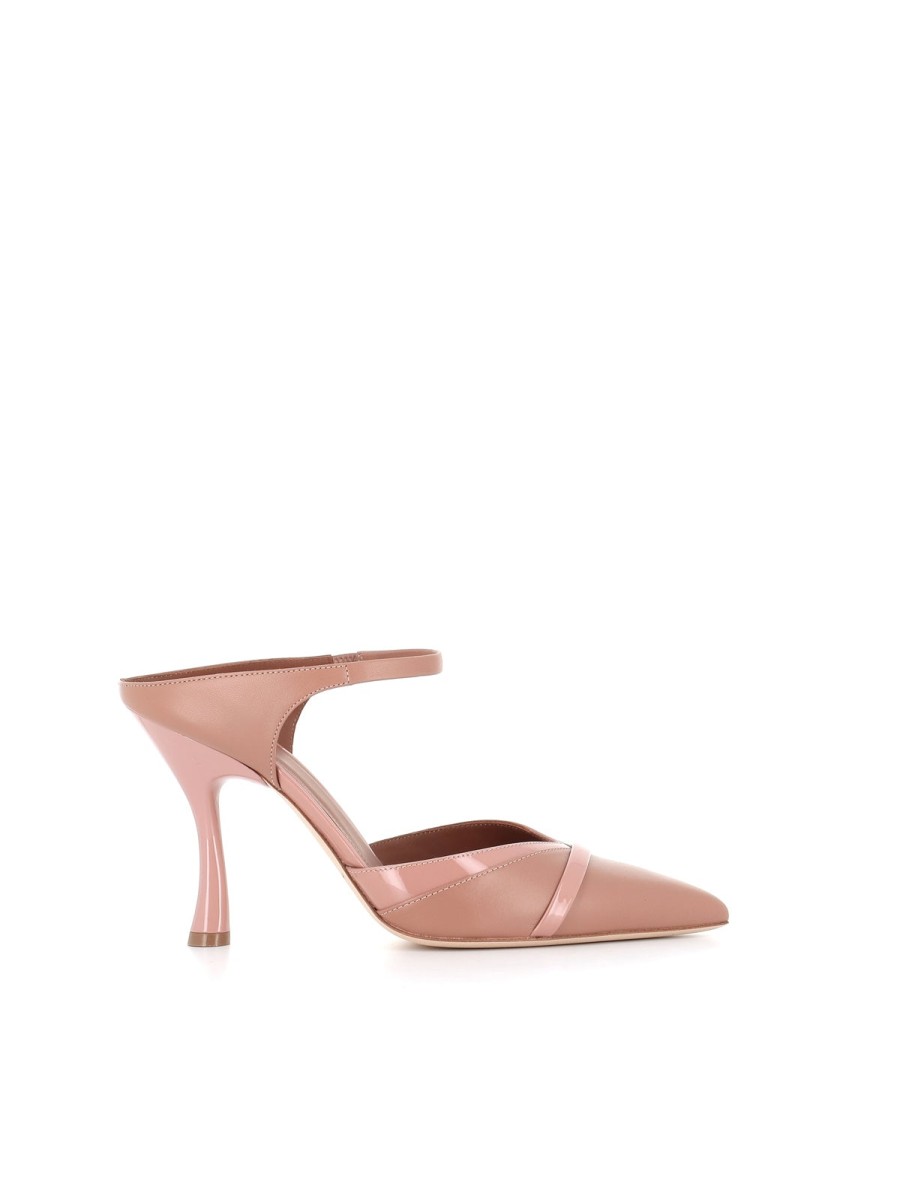 Woman malone souliers | Malone Souliers Sabot Jil 90-2 Pink Woman Nude