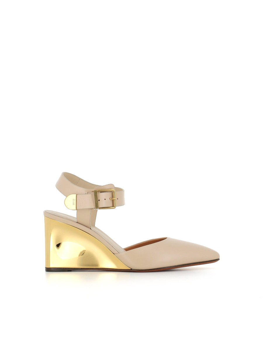 Woman chloé | Chloe Decollete Rebecca Beige Woman