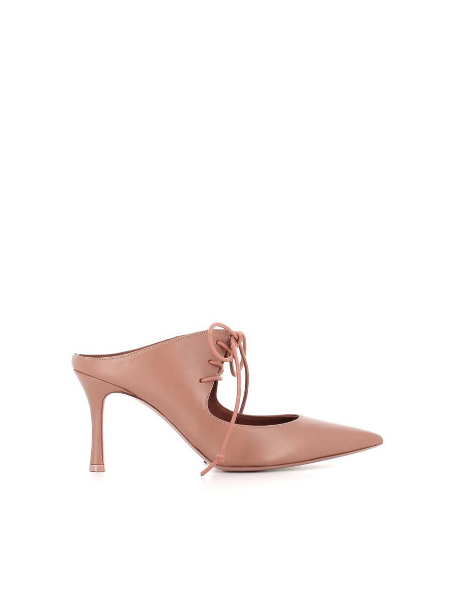 Woman malone souliers | Malone Souliers Sabot Marcia 80-3 Pink Women Nude