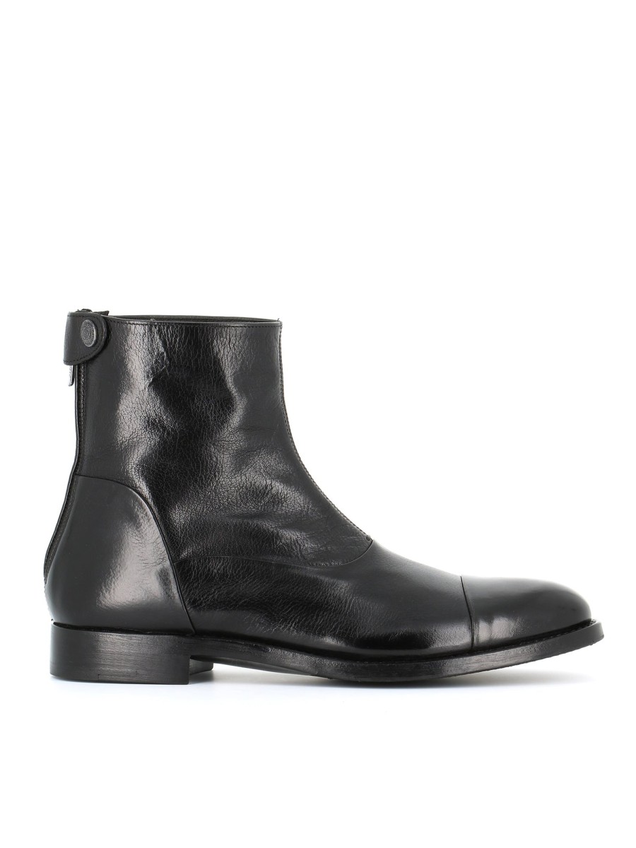 Man Alberto Fasciani | Alberto Fasciani Abel 59103 Black Men'S Ankle Boot