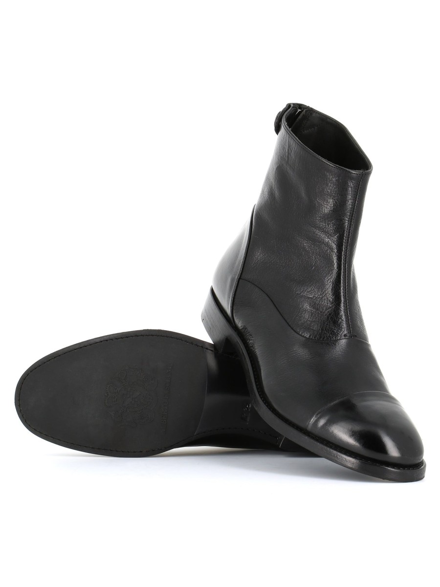 Man Alberto Fasciani | Alberto Fasciani Abel 59103 Black Men'S Ankle Boot