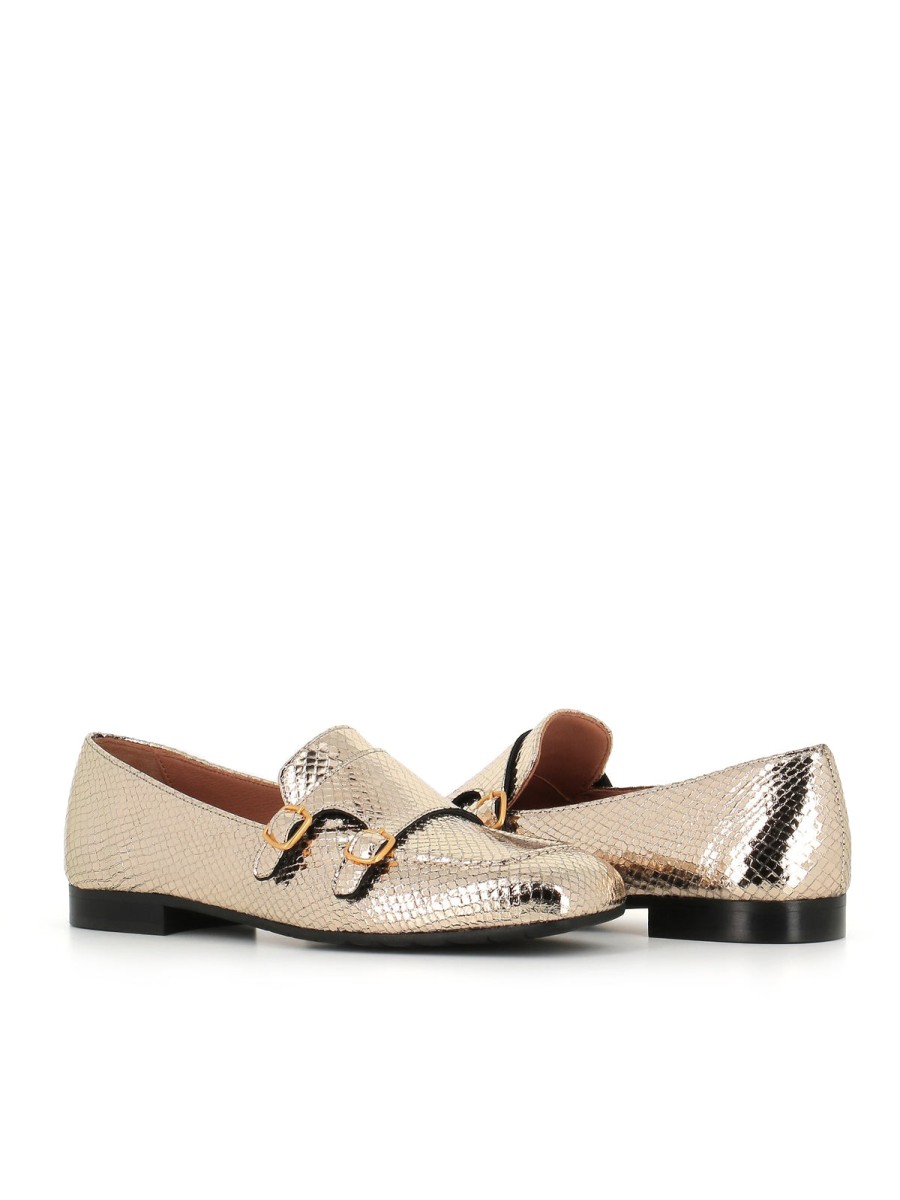 Woman taxi drivers | Tassinari Moccasin W230110 Gold Woman