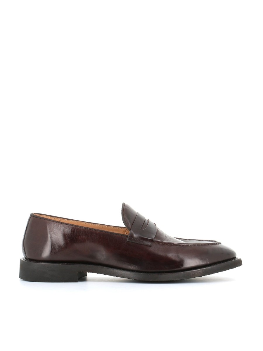 Man Alberto Fasciani | Alberto Fasciani Xavier Moccasin 53022 Brown Man Mahogany