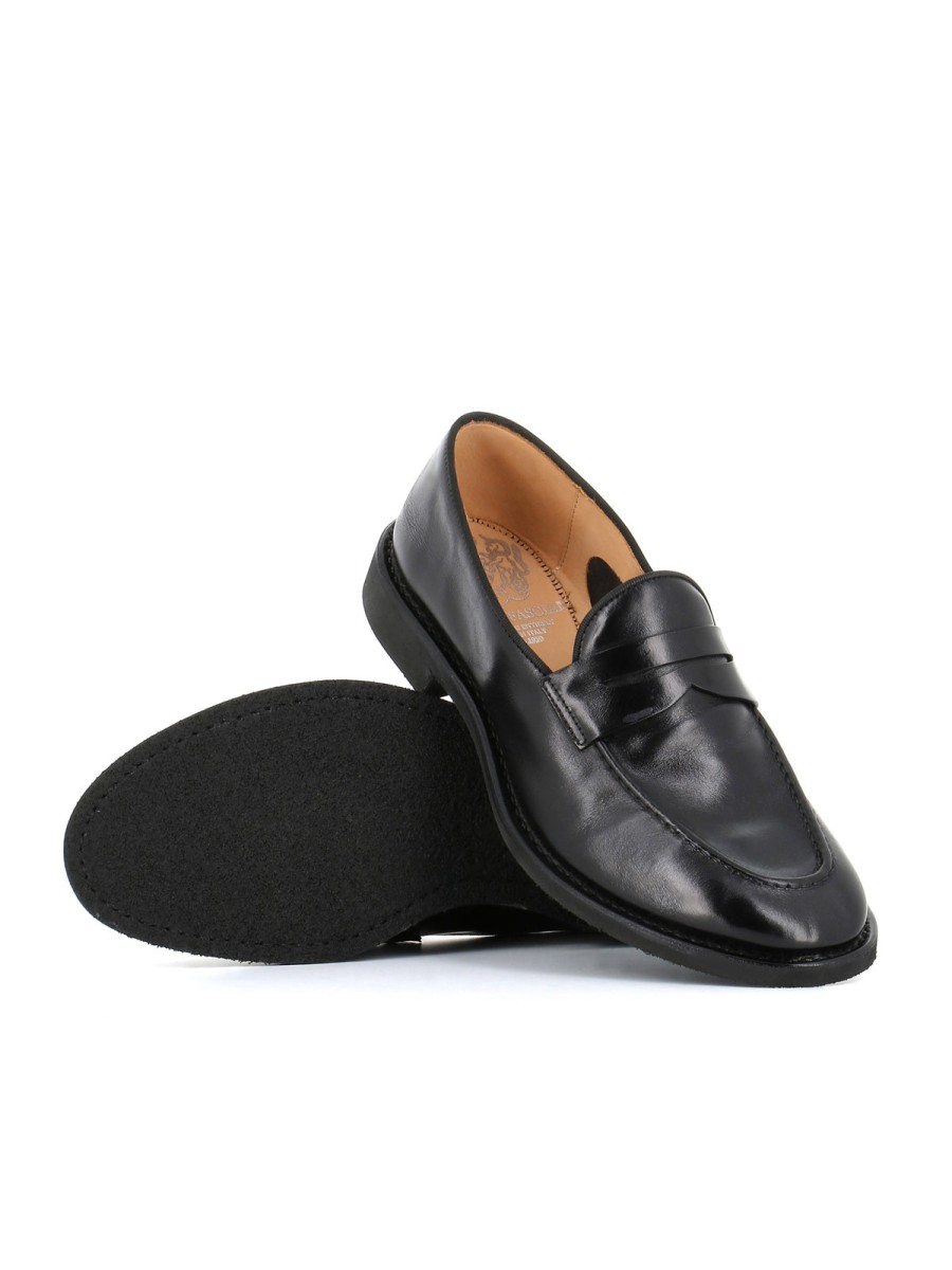 Man Alberto Fasciani | Alberto Fasciani Xavier Moccasin 53022 Black Man