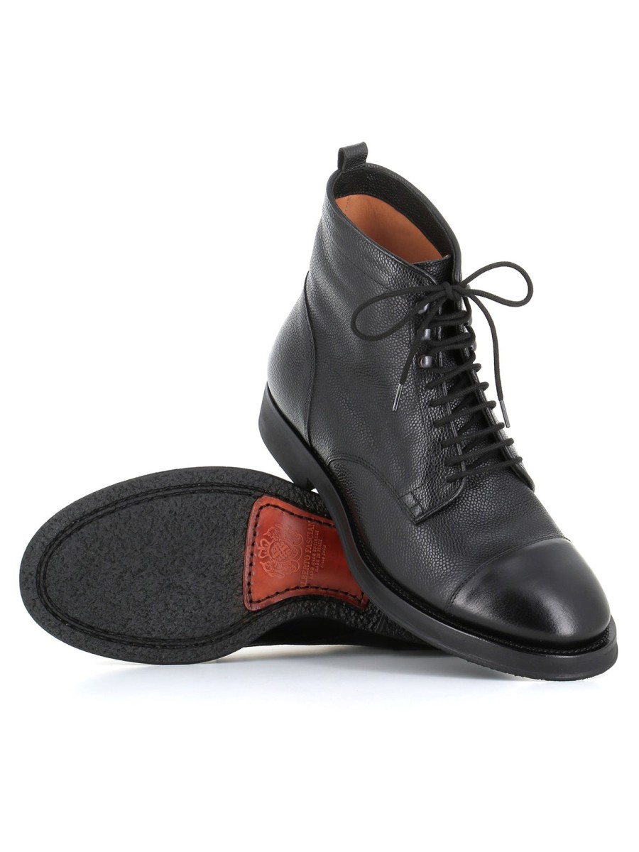 Man Alberto Fasciani | Alberto Fasciani Caleb Amphibian 83040 Black Man