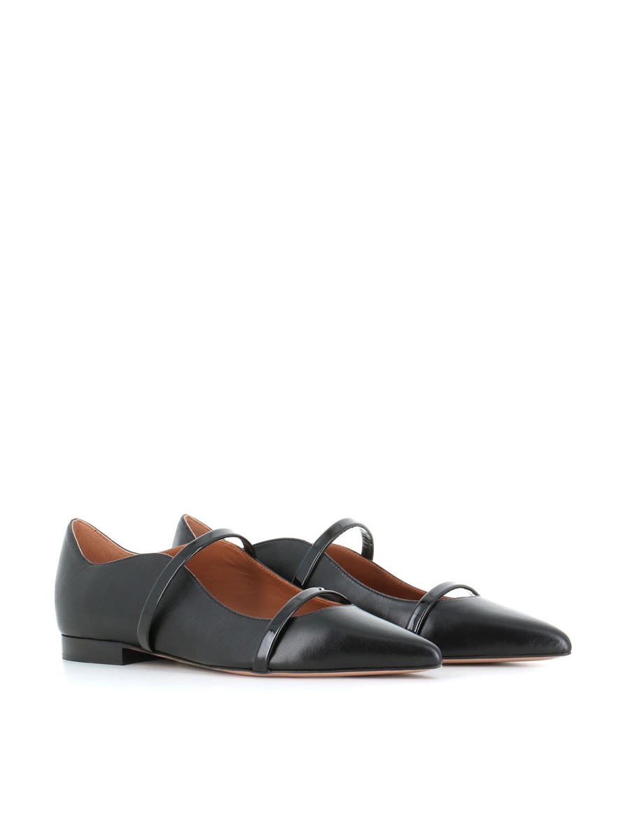 Woman malone souliers | Malone Souliers Ballerina Maureen Ms Flat Black Women