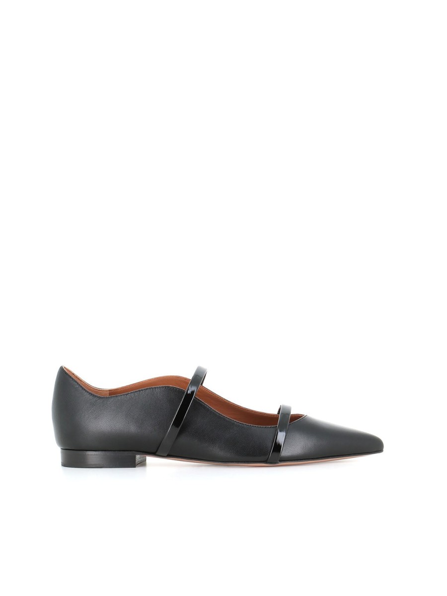 Woman malone souliers | Malone Souliers Ballerina Maureen Ms Flat Black Women