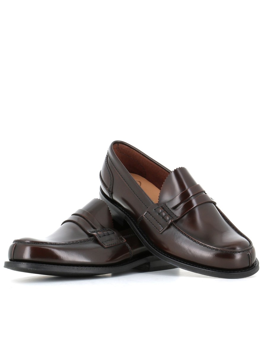 Man church's | Church'S Ebony Men'S Brown Tunbridge Moccasin