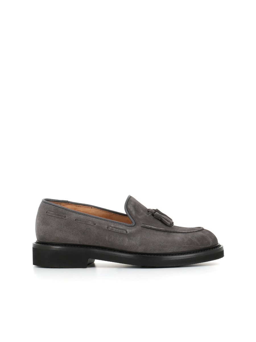 Woman taxi drivers | Tassinari Tassel Moccasin 4783 Gray Anthracite Woman