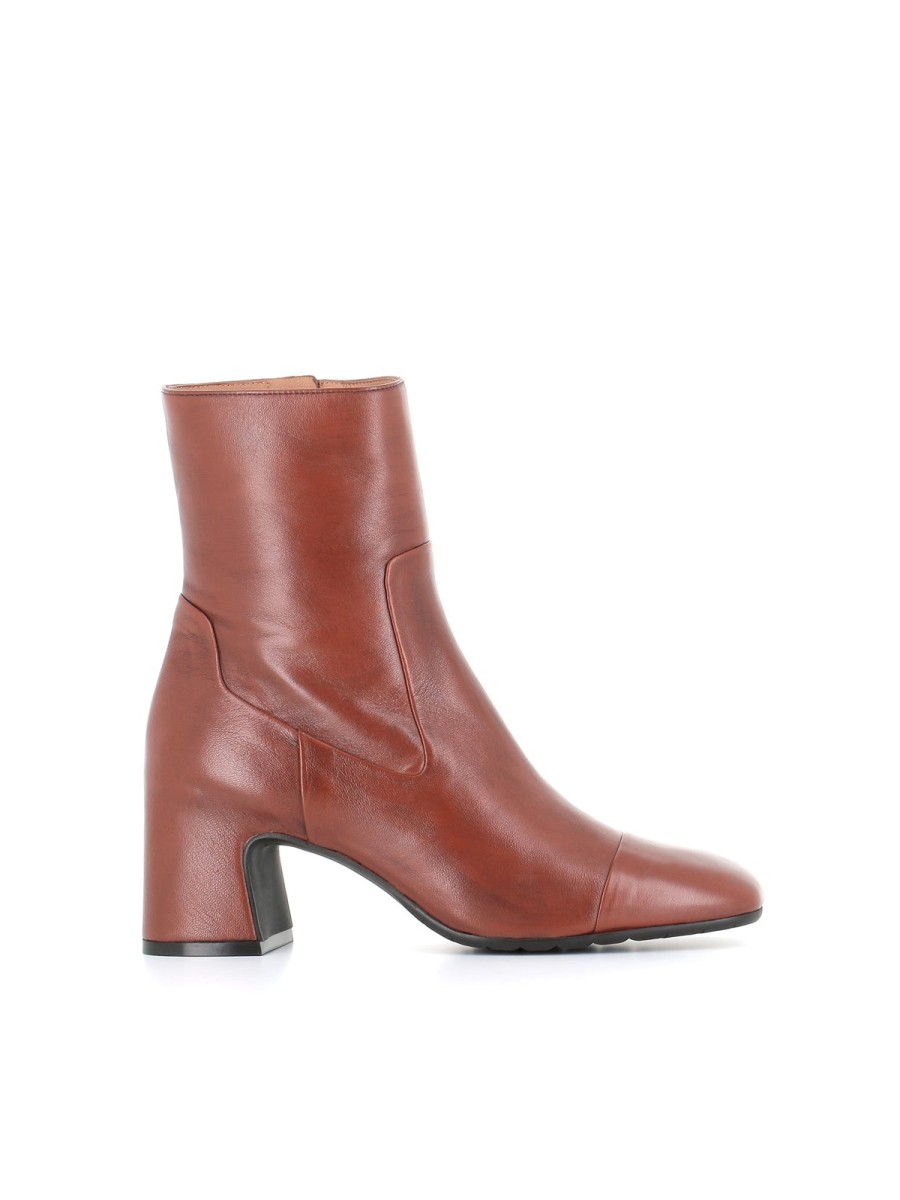 Woman taxi drivers | Tassinari Ankle Boot R224 Brown Women'S Leather