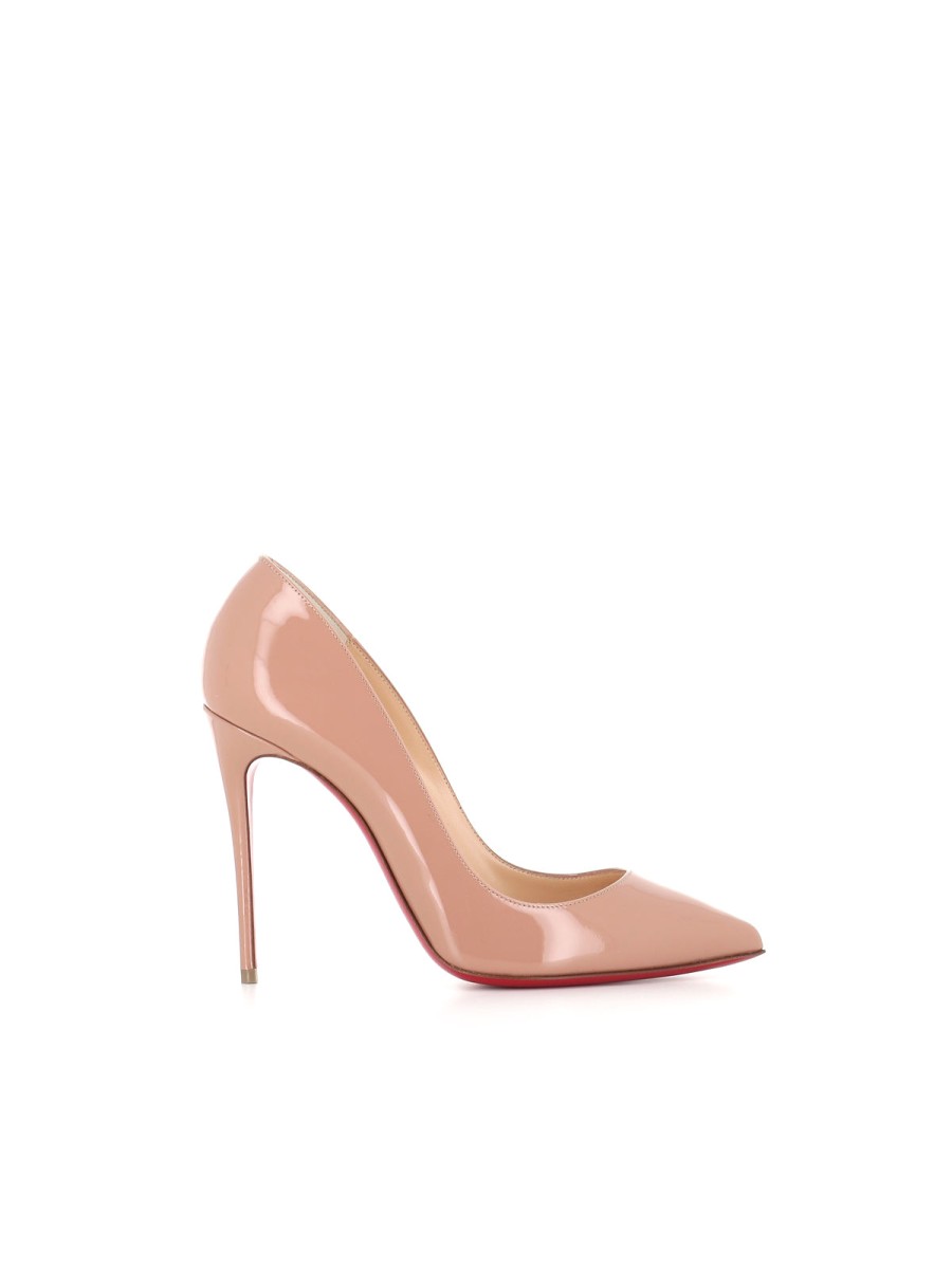 Woman christian louboutin | Christian Louboutin Decollete Pigalle Follies Pink Women Nude