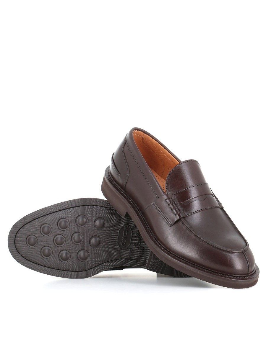 Man taxi drivers | Tassinari Moccasin 784 Brown Men'S Dark Brown