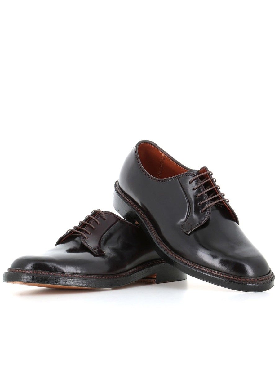 Man alden | Alden Derby 990 Cordovan Red Men Burgundy