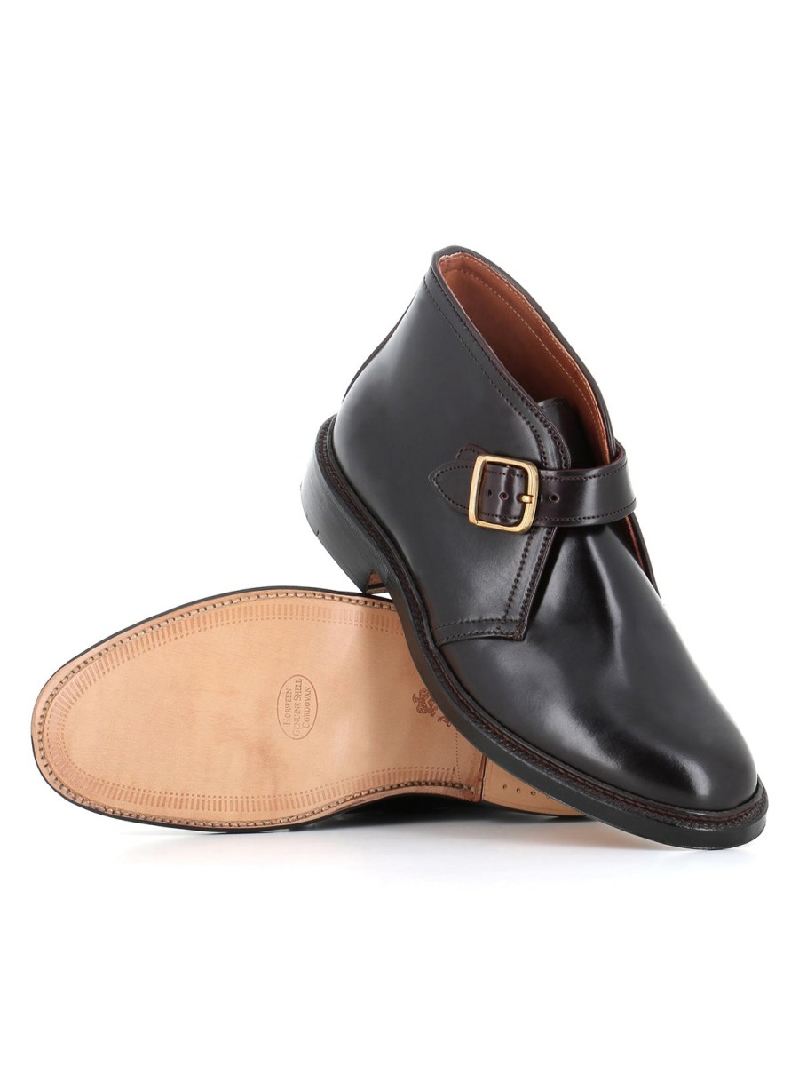 Man alden | Alden Ankle Boot N6704 Brown Man Mahogany