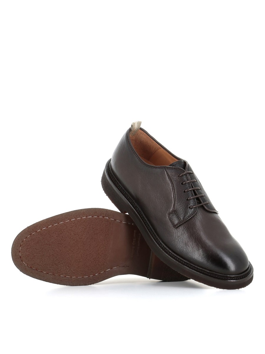 Man creative workshops | Officine Creative Derby Hopkins Flexi/201 Brown Men'S Dark Brown