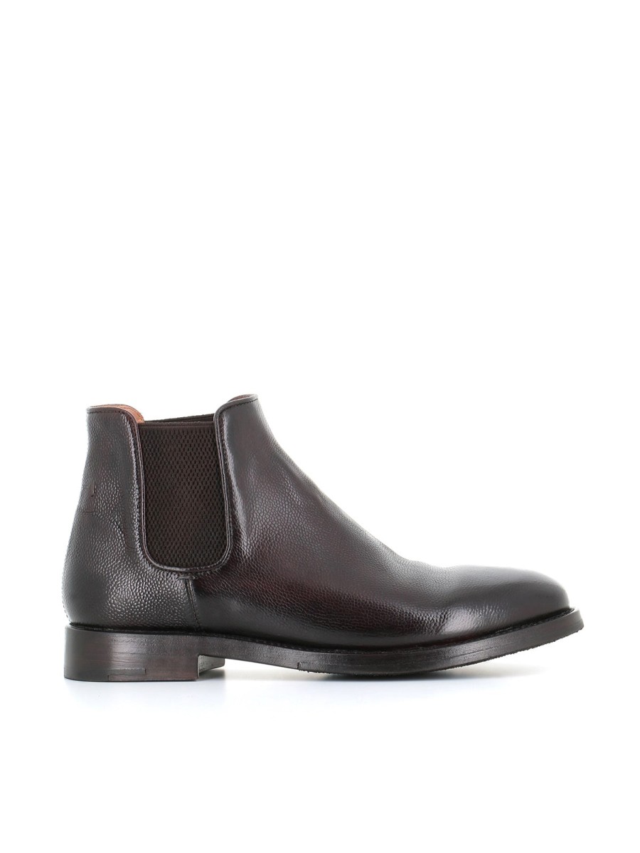 Man Alberto Fasciani | Alberto Fasciani Chelsea Ethan 83028 Brown Men'S Ebony