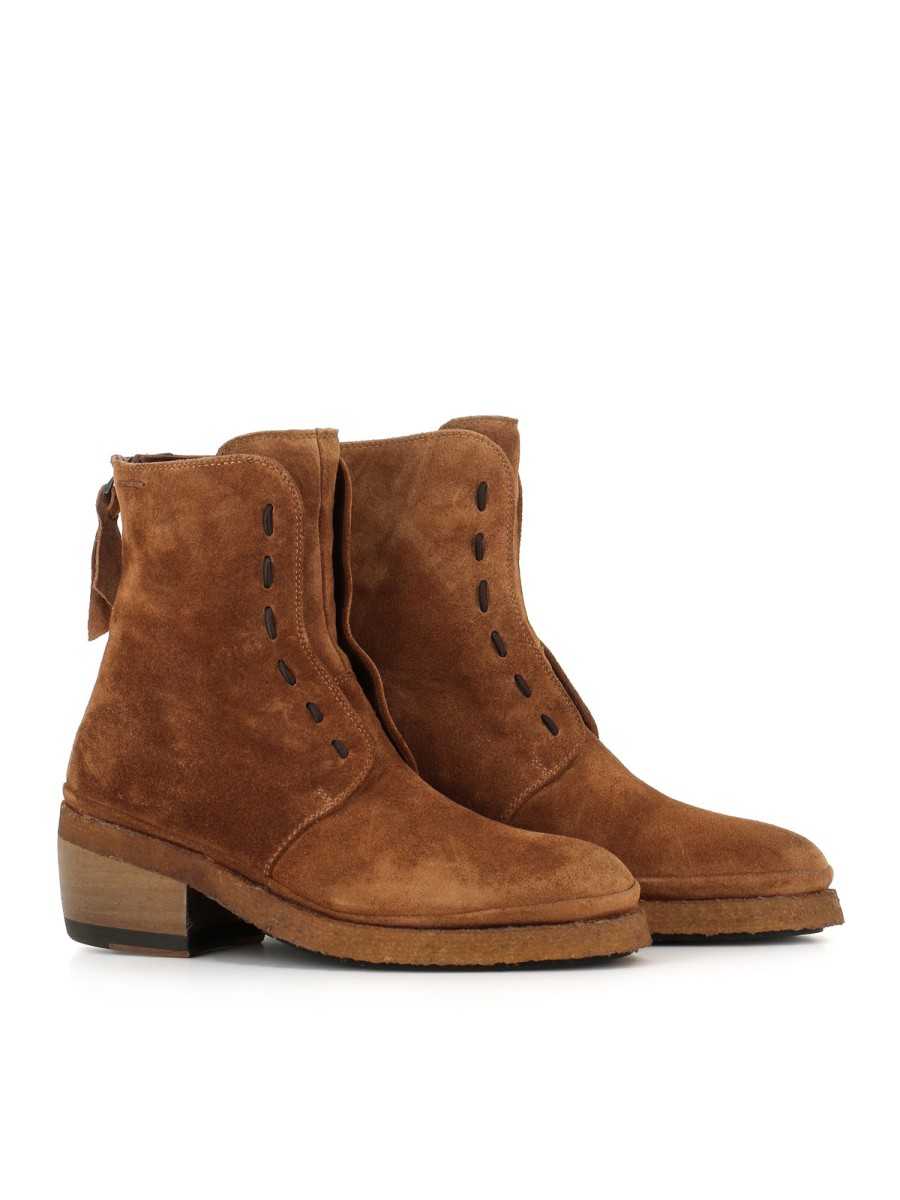 Woman alexander hotto | Alexander Hotto Ankle Boot 64624 Brown Women Cigar