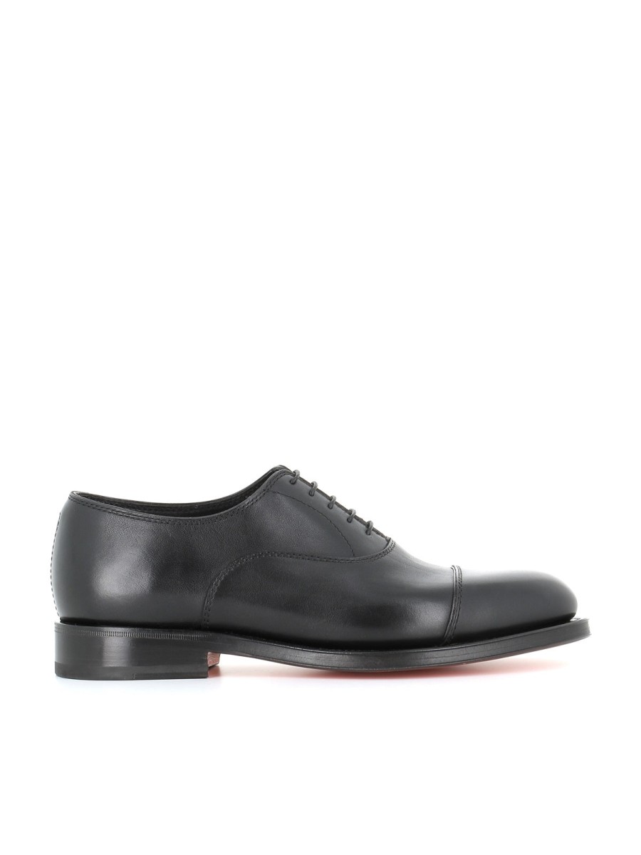 Man saints | Santoni Oxford Black Men