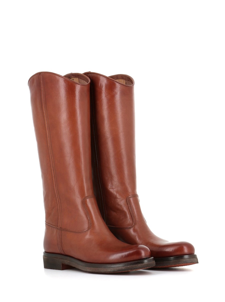 Woman Alberto Fasciani | Alberto Fasciani Eva Boot 82006 Brown Woman Burnt