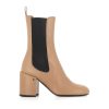 Woman Laurence Dacade | Laurence Dacade Elen Lamb Beige Women'S Ankle Boot