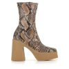 Woman stella mccartney | Stella Mccartney Women'S Skyla Pattern Python Ankle Boot