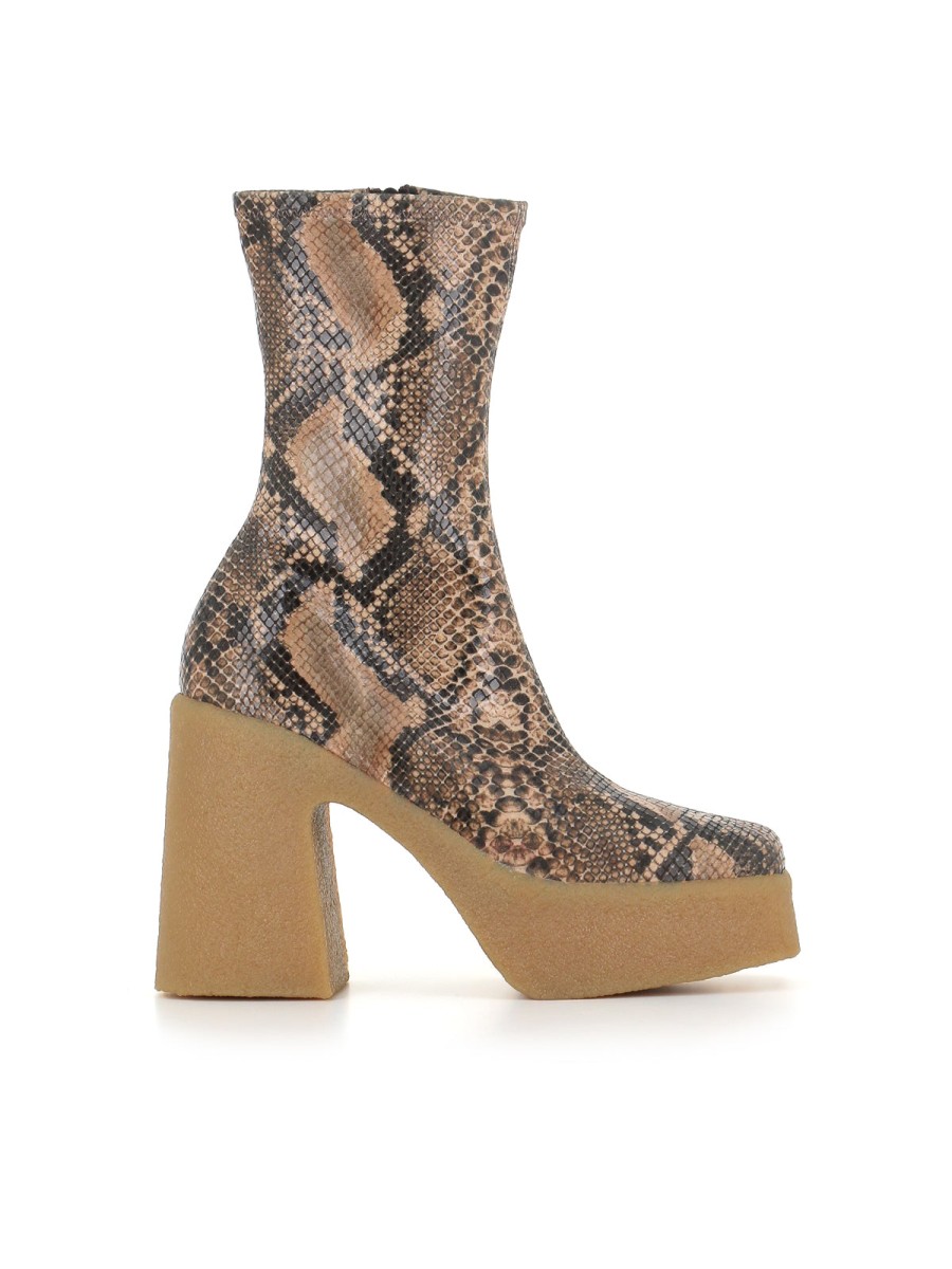 Woman stella mccartney | Stella Mccartney Women'S Skyla Pattern Python Ankle Boot