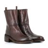 Woman alexander hotto | Alexander Hotto Ankle Boot 62663 Brown Women Cigar