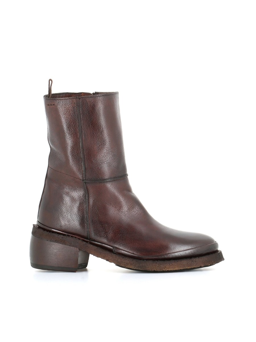 Woman alexander hotto | Alexander Hotto Ankle Boot 62663 Brown Women Cigar