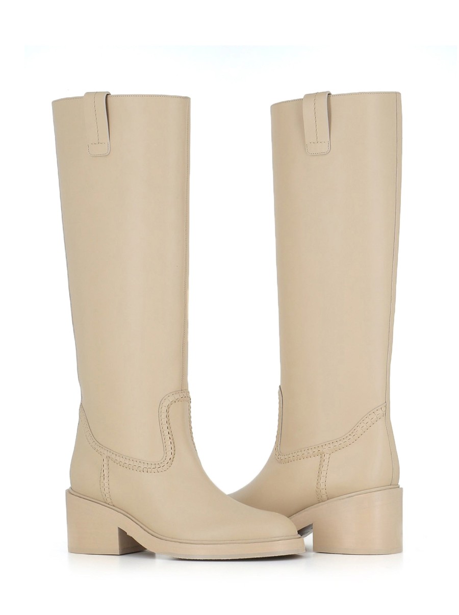 Woman chloé | Chloe Women'S Beige Mallo Boot