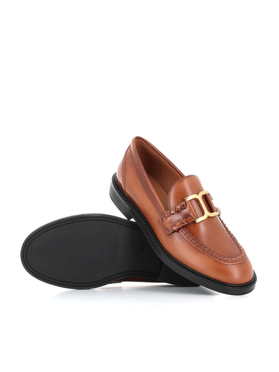 Woman chloé | Chloe Marcie Moccasin Brown Women Cognac